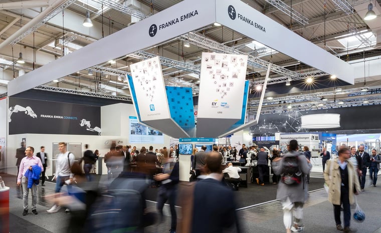 Franka Emika booth at the Hannover Messe 2019