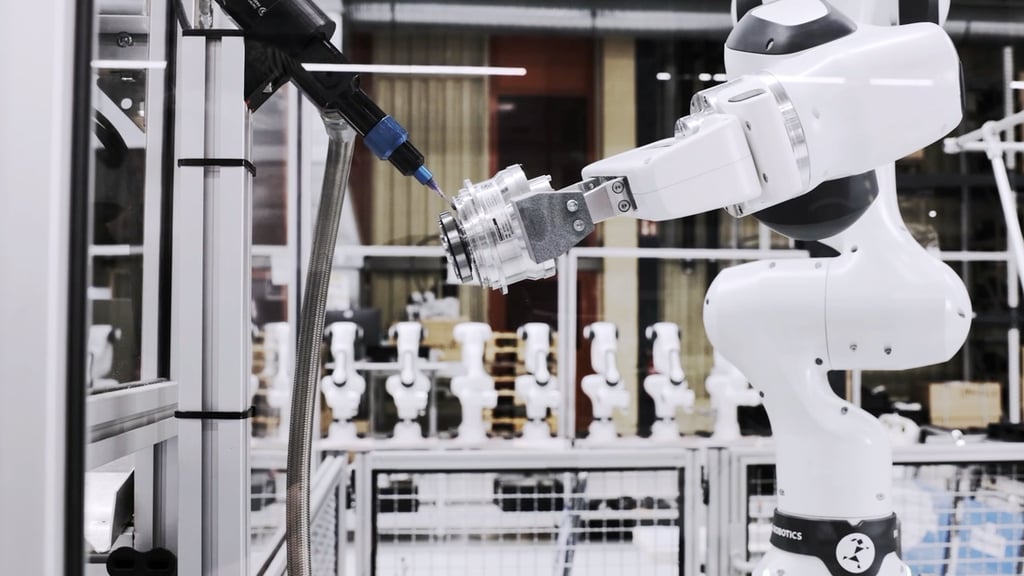 Production 1000 Franka robots